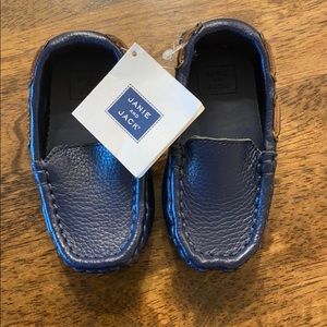NWT Janie and Jack baby boy loafers